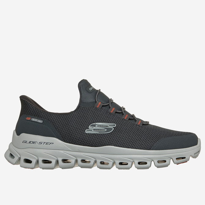 Skechers GLIDE STEP - Grau - Rückansicht