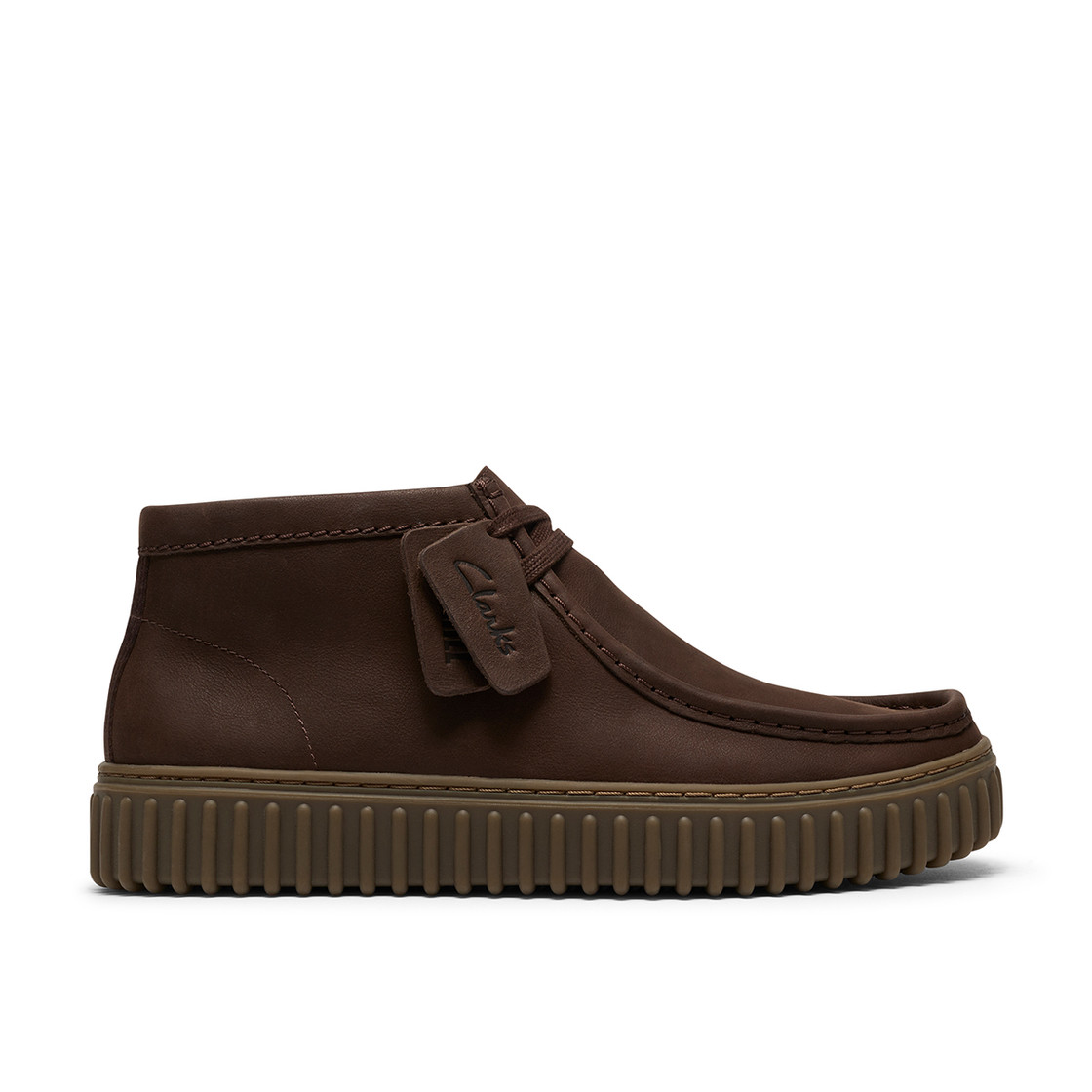 Clarks Torhill Hi - Braun - Rückansicht