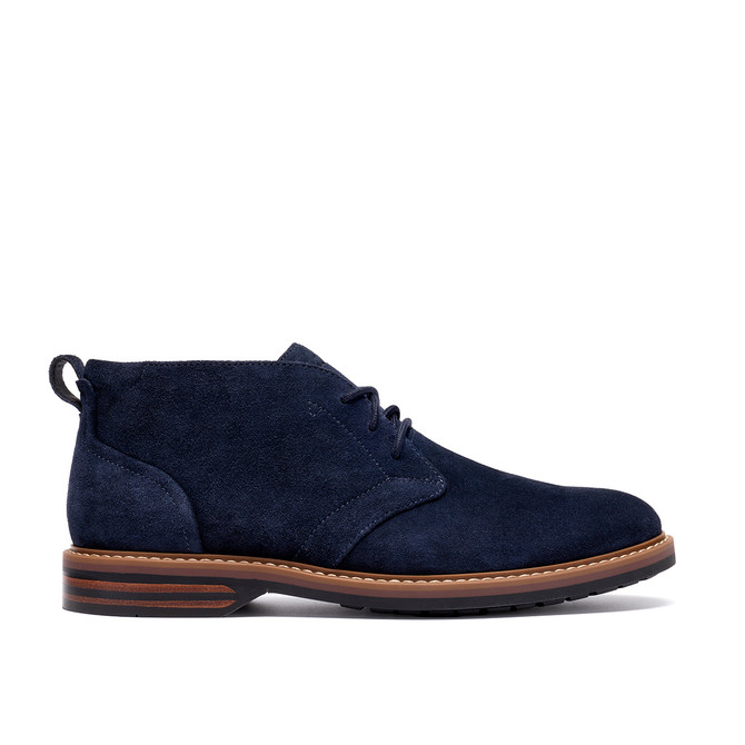 Clarks Aldwin2 Chukka - Blau - Rückansicht