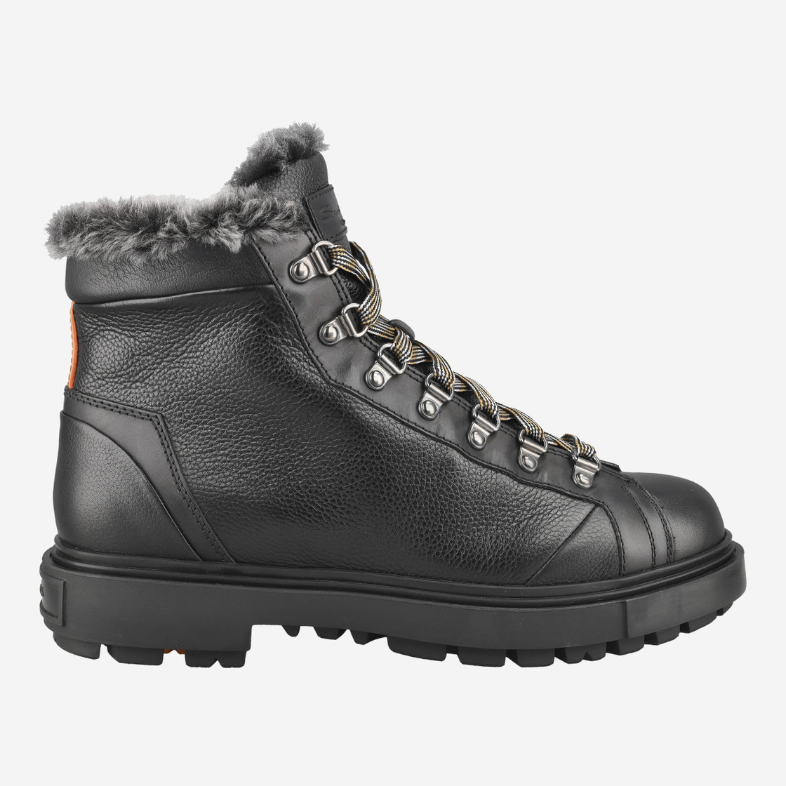 Santoni 18190 N01 - Schwarz - Rückansicht