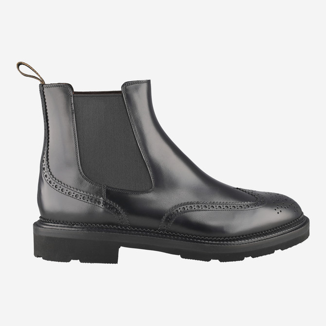 Santoni 19116 N01 - Schwarz - Rückansicht