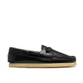 Clarks Godney Boat - Schwarz - Rückansicht