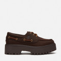 Timberland A2GVF STONE STREET BOAT SHOE - Braun - Rückansicht