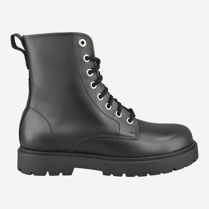 birkenstock HIGHWOOD MID LACE - Schwarz - Rückansicht
