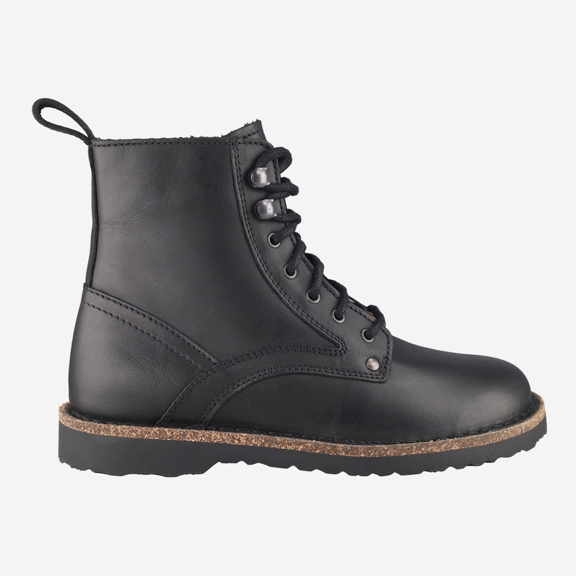 birkenstock BRYSON NATURAL LEATHER - Schwarz - Rückansicht