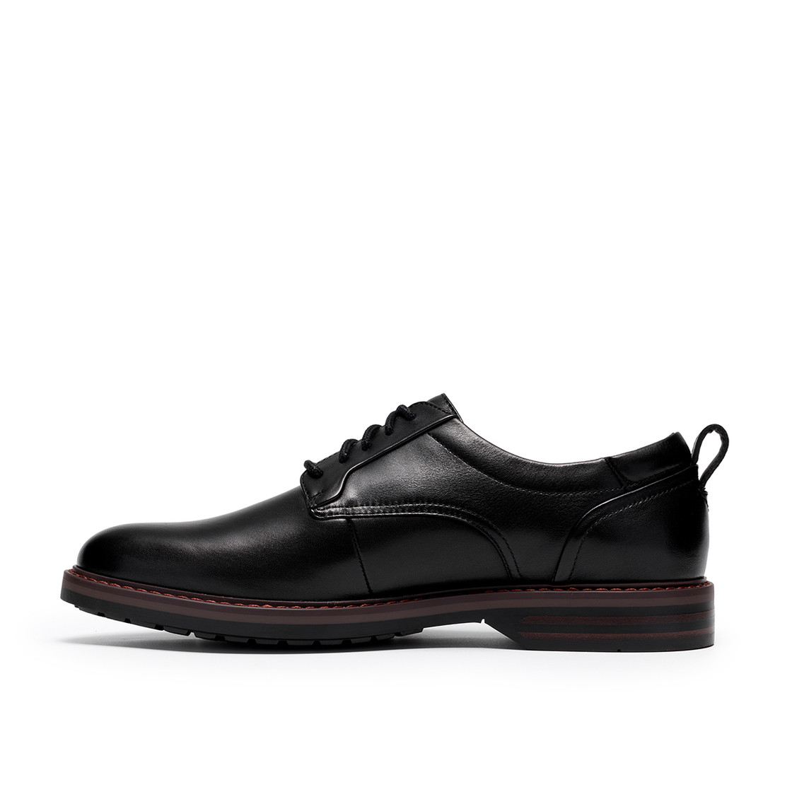 Clarks Aldwin2 Derby - Schwarz - Frontansicht