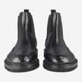 Santoni 19116 N01 - Schwarz - Frontansicht