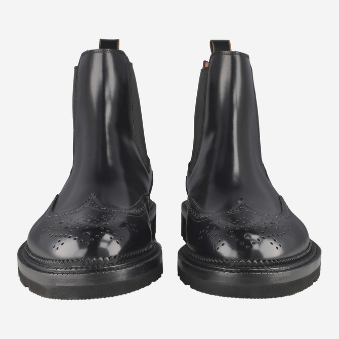 Santoni 19116 N01 - Schwarz - Frontansicht