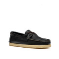 Clarks Godney Boat - Schwarz - Frontansicht