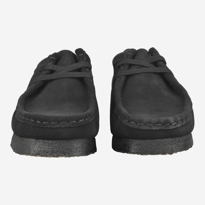 Clarks Wallabee - Schwarz - Frontansicht