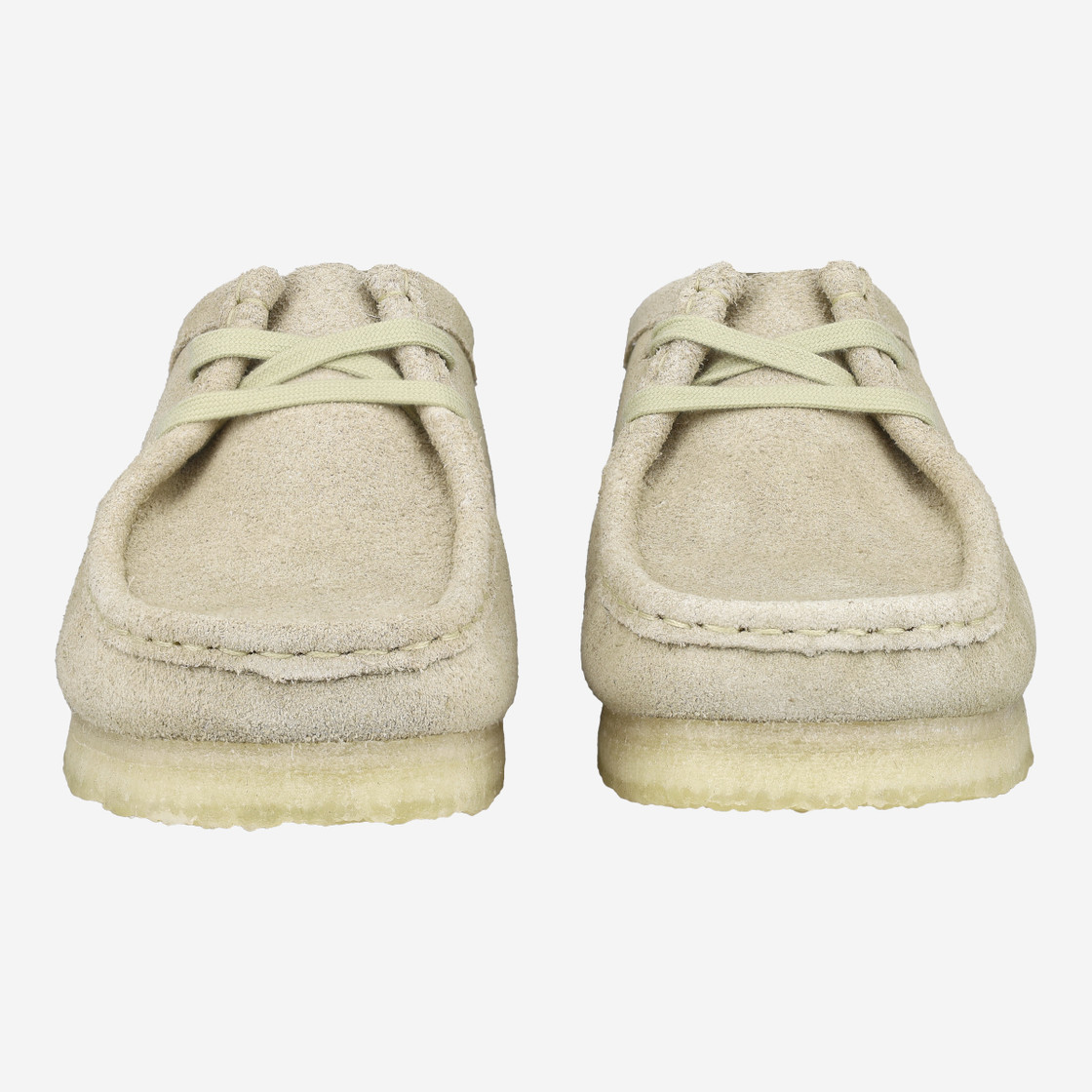 Clarks Wallabee - Beige - Frontansicht