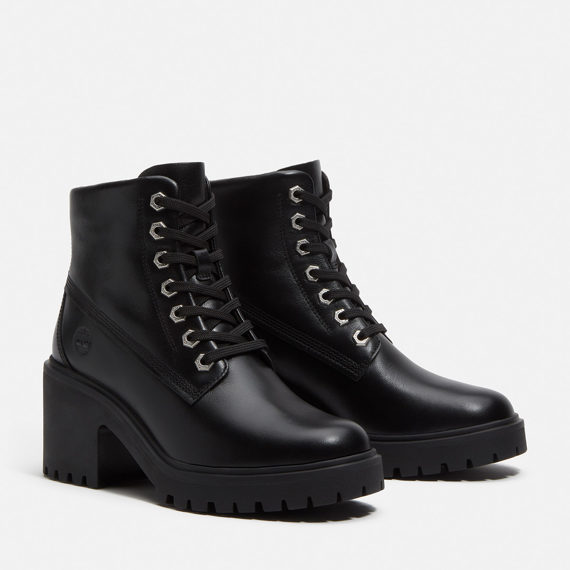 Timberland A5S49 STONE HEIGHTS MID LACE U - Schwarz - Frontansicht