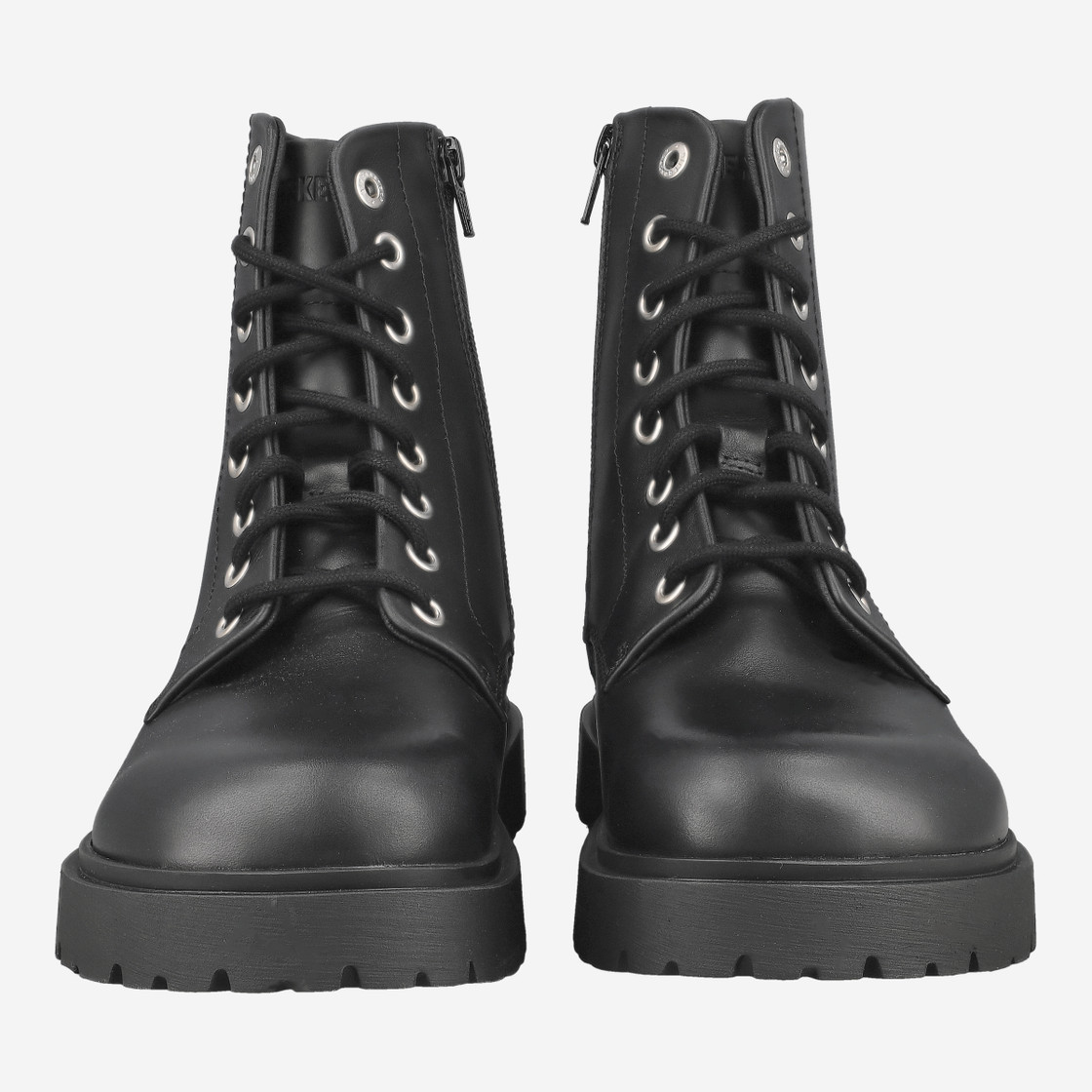 birkenstock HIGHWOOD MID LACE - Schwarz - Frontansicht