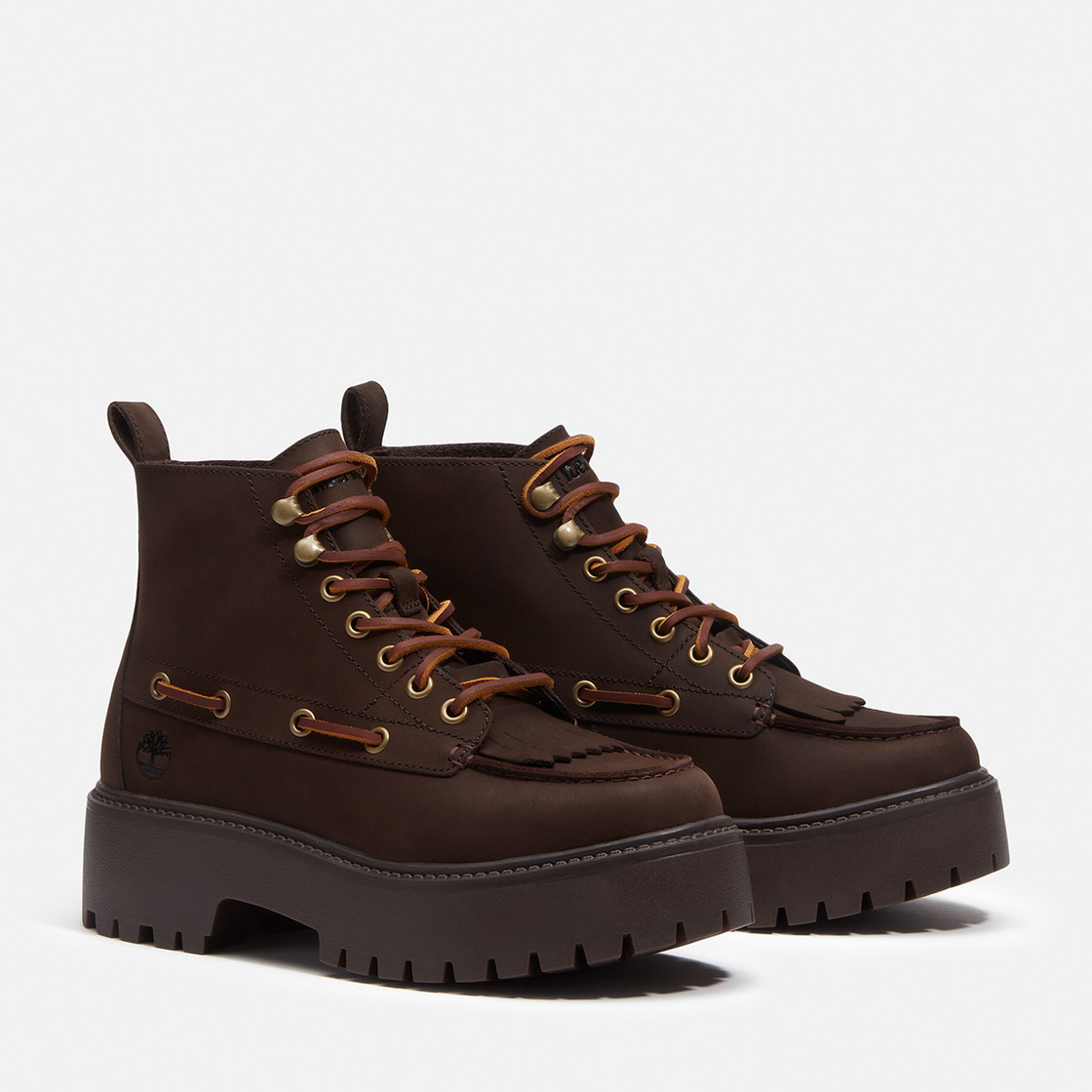 Timberland A27YZ STONE STREET MID LACE UP - Braun - Frontansicht