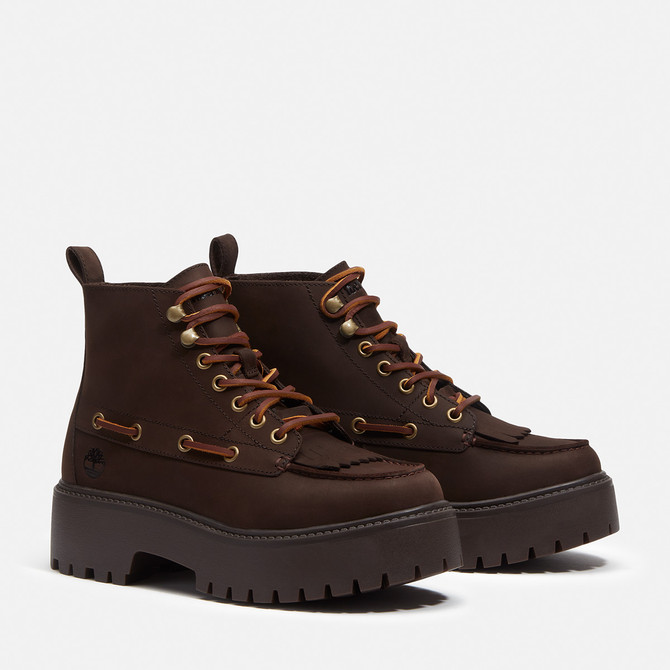 Timberland A27YZ STONE STREET MID LACE UP - Braun - Frontansicht