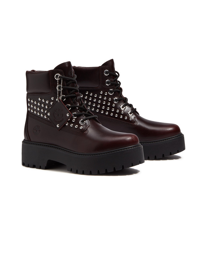 Timberland A5N3Y STONE STREET 6 IN LACE U - Rot (Bordeaux) - Frontansicht