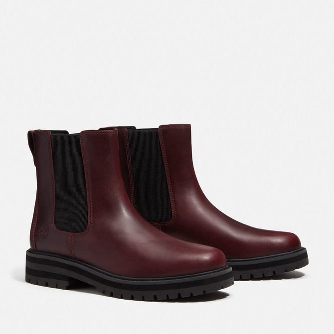 Timberland A2KK2 BRITTON DRIVE MID CHELSE - Bordeaux - Frontansicht