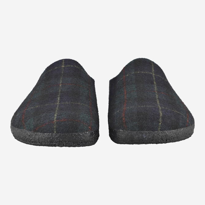 birkenstock AMSTERDAM WRAPPED DIPFELT - Grün, dunkel - Frontansicht