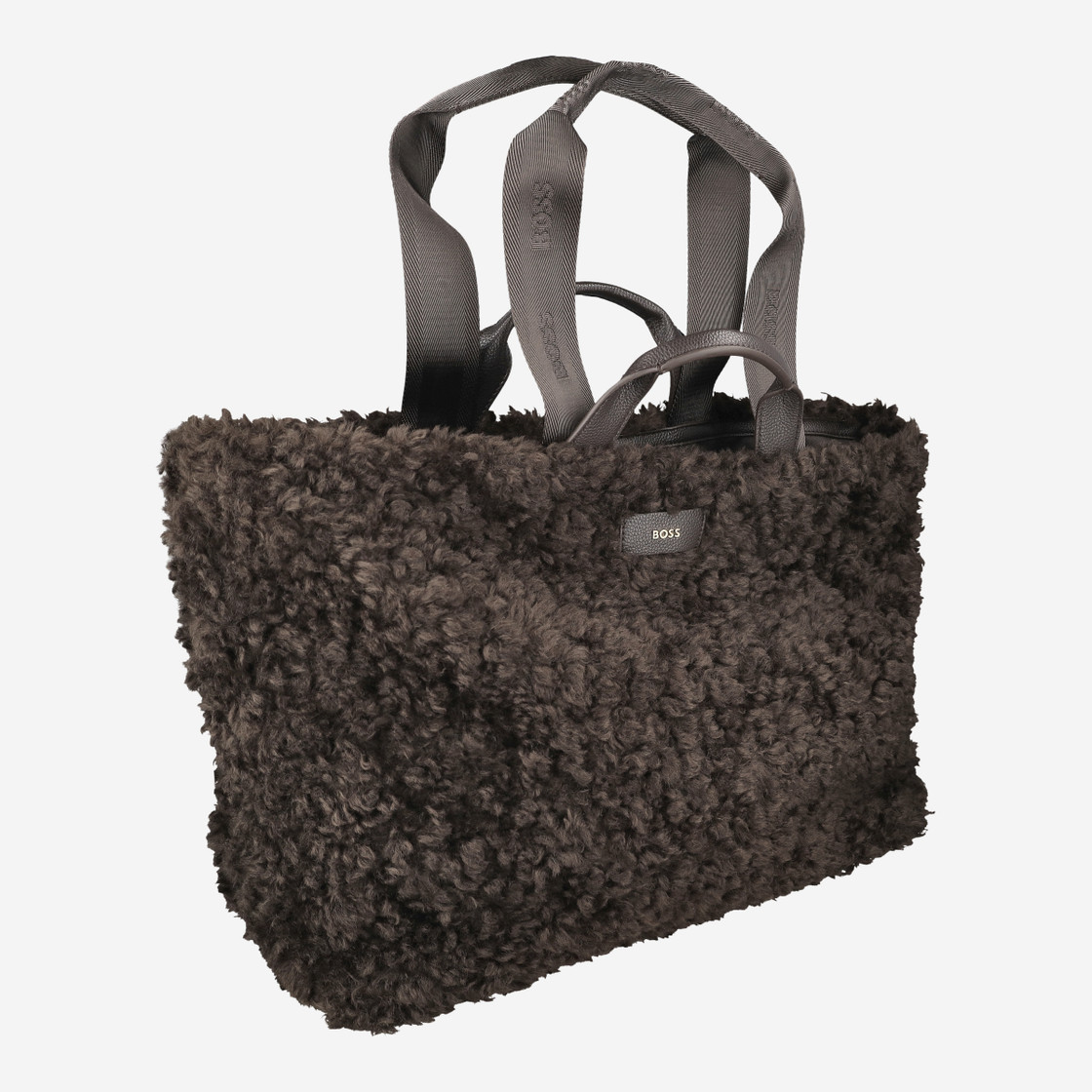 Boss Palmah TOTE - Braun - Seitenansicht