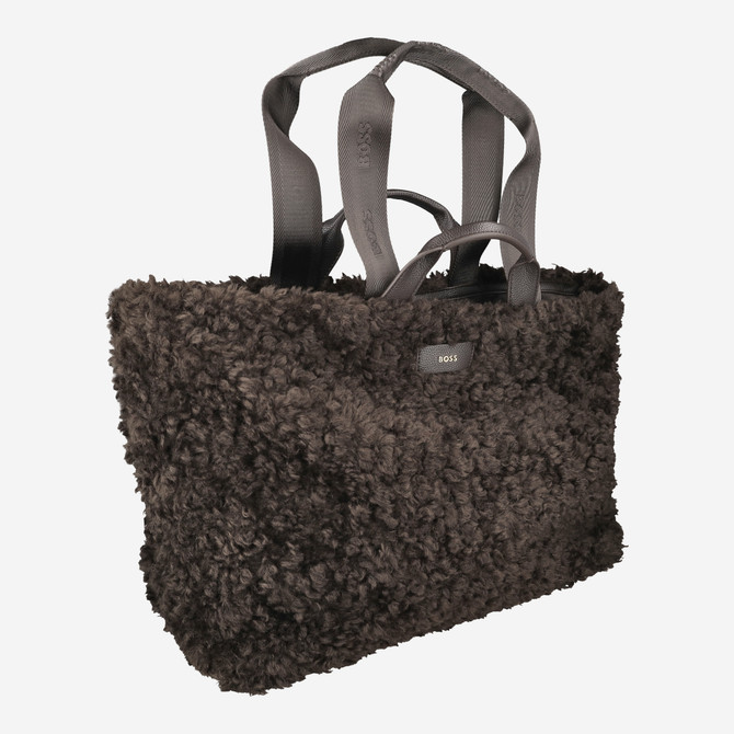 Boss Palmah TOTE - Braun - Seitenansicht