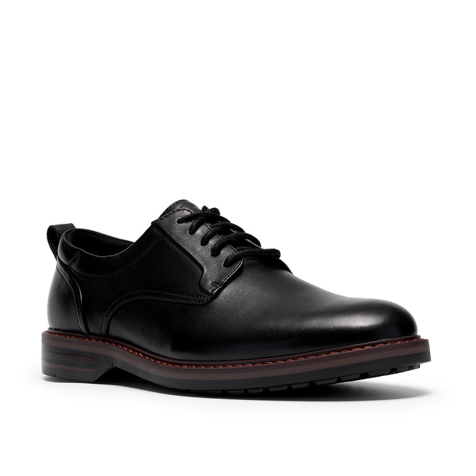 Clarks Aldwin2 Derby - Schwarz - Seitenansicht