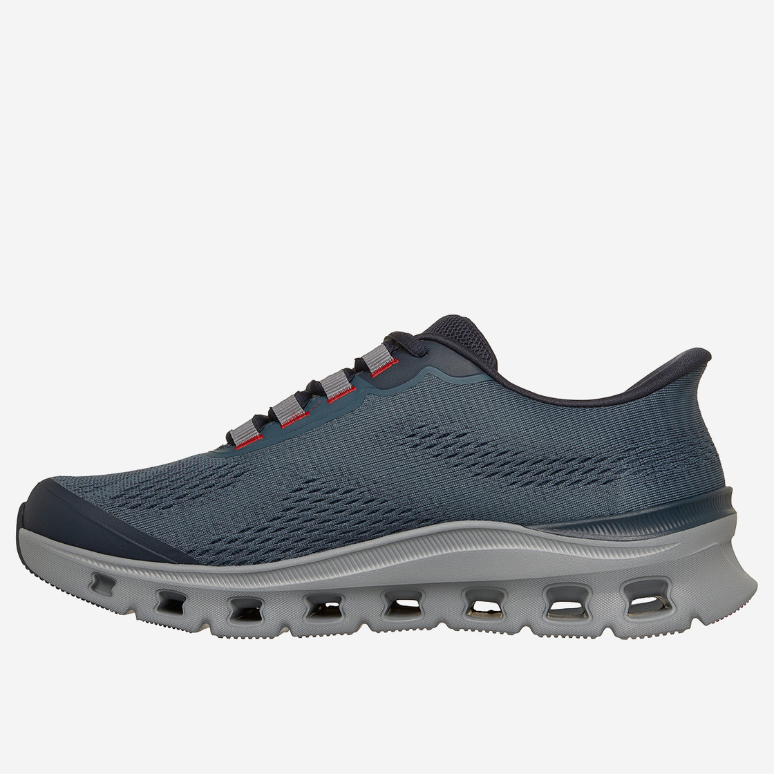 Skechers GLIDE STEP PRO - Blau - Seitenansicht