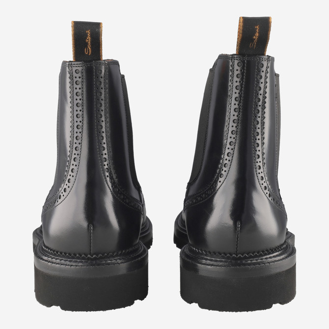Santoni 19116 N01 - Schwarz - Seitenansicht