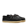 Clarks Godney Boat - Schwarz - Seitenansicht