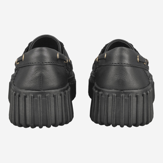 Clarks Torhill Boat - Schwarz - Seitenansicht