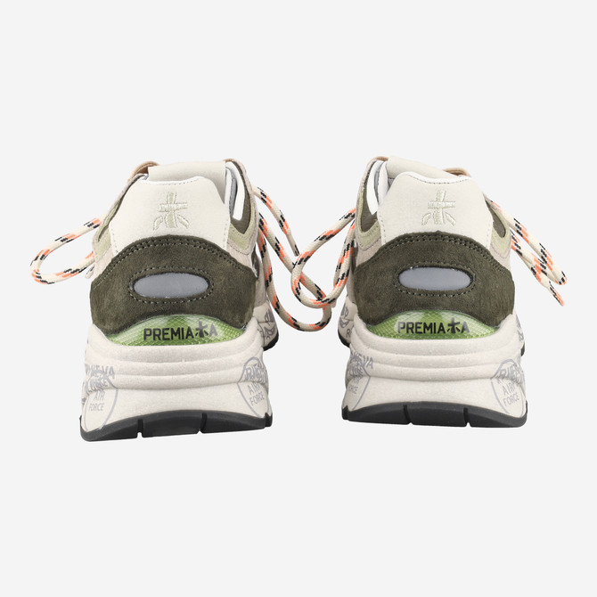 Premiata MASED - Beige / Grün - Seitenansicht