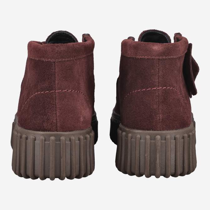 Clarks Torhill Moss - Rot - Seitenansicht