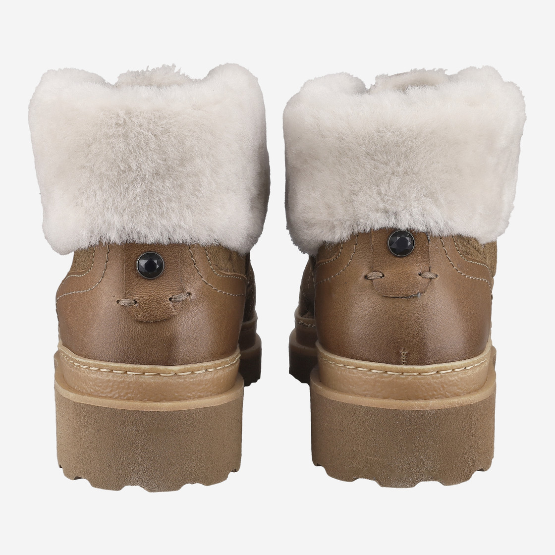 Donna Carolina KILLIA FLUFF - Braun - Seitenansicht