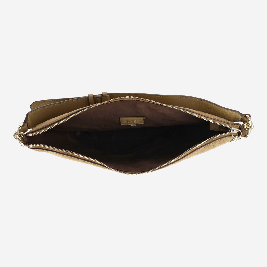 Boss Yelena Hobo - Beige - Draufsicht