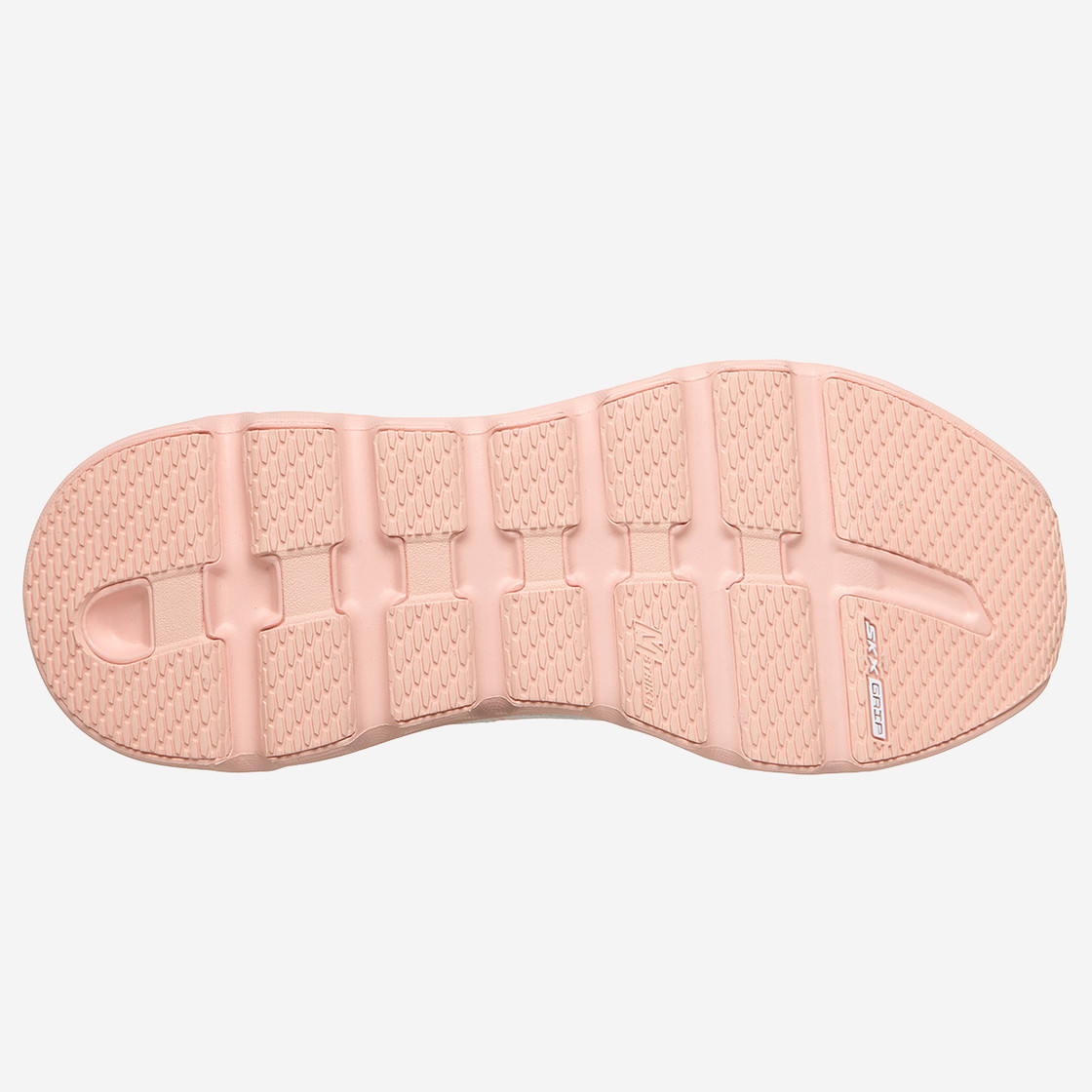 Skechers GO RUN - Grau / Rosa - Draufsicht