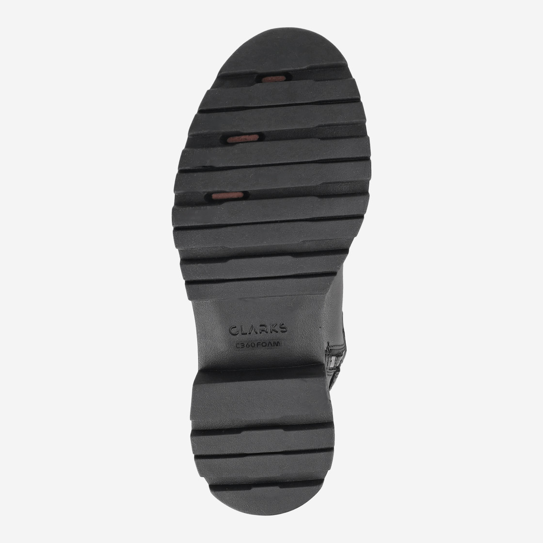 Clarks Code L Bay - Schwarz - Draufsicht