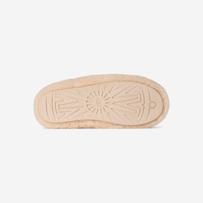 UGG australia ELEA FLUFFED SLIP-ON - Beige - Draufsicht