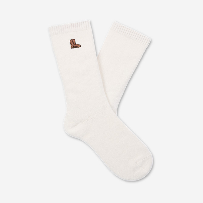 UGG australia UGG CLASSIC CREW 3 PACK - Weiß / Beige/ Braun - Draufsicht
