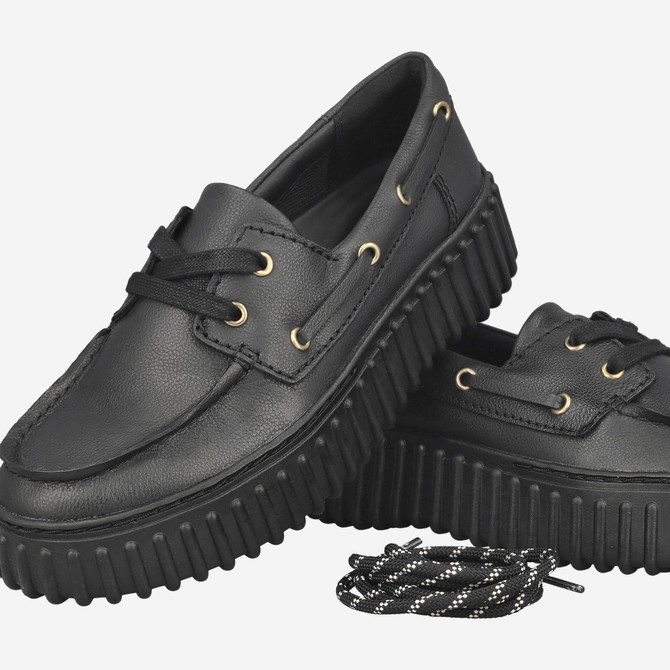 Clarks Torhill Boat - Schwarz - Sonderbild