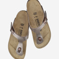 birkenstock GIZEH BIRKO-FLOR - Beige, metallik - Sonderbild