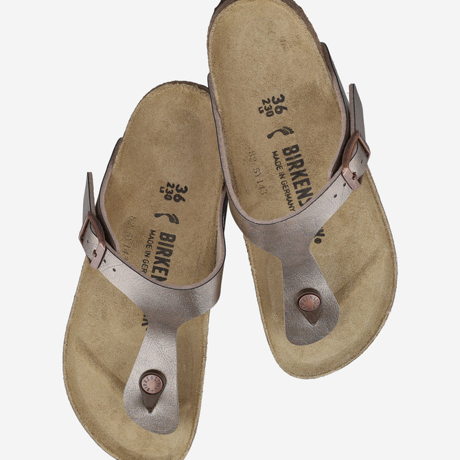 birkenstock GIZEH BIRKO-FLOR - Beige, metallik - Sonderbild