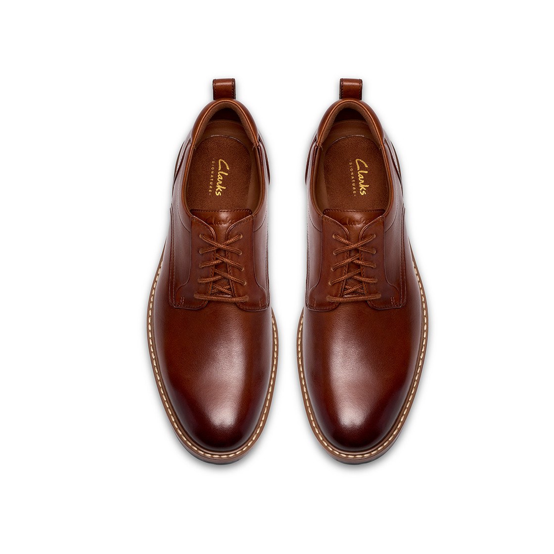 Clarks Aldwin2 Derby - Braun - Sohle