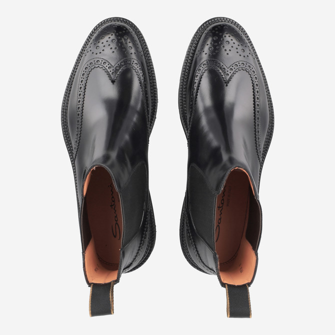 Santoni 19116 N01 - Schwarz - Sohle
