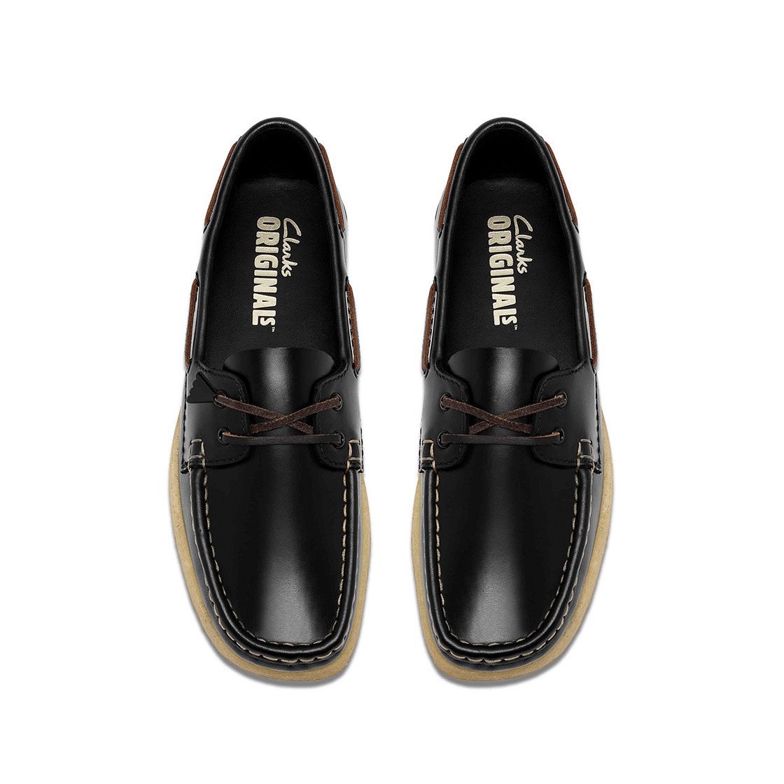 Clarks Godney Boat - Schwarz - Sohle