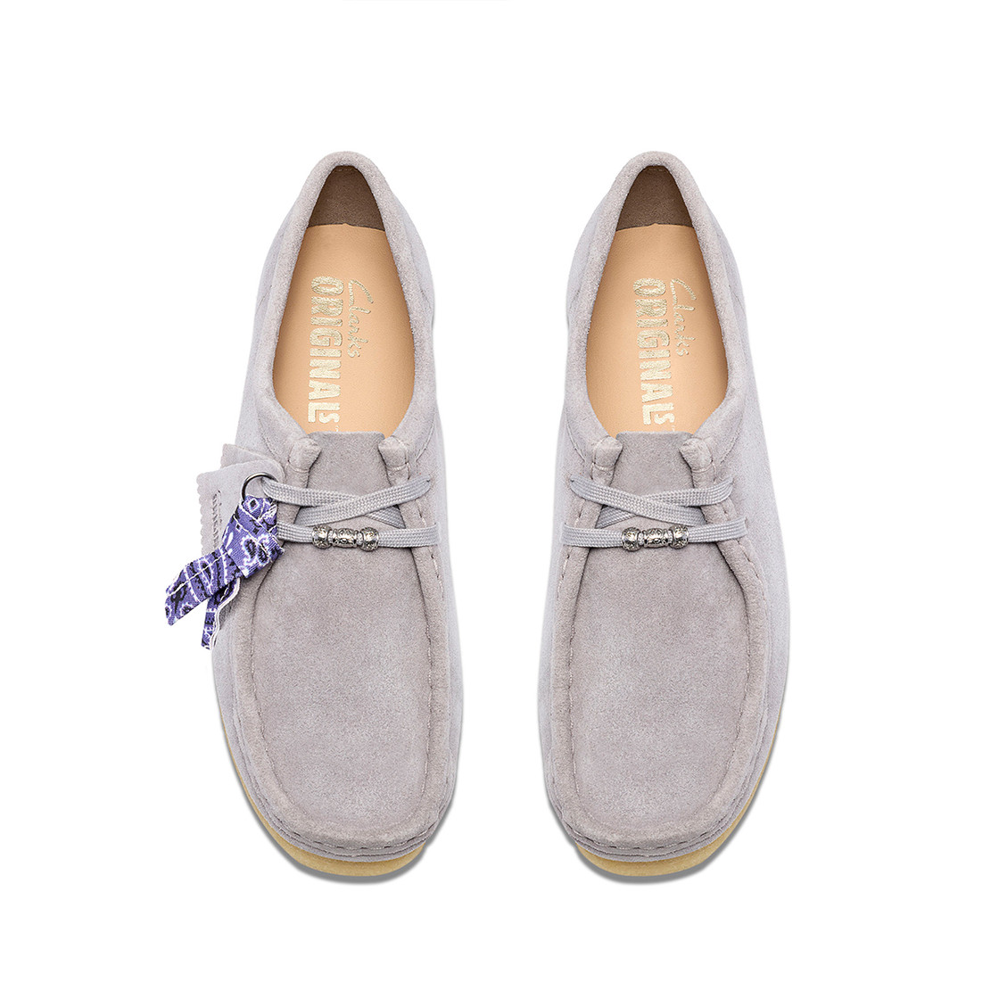 Clarks Wallabee - Grau - Sohle