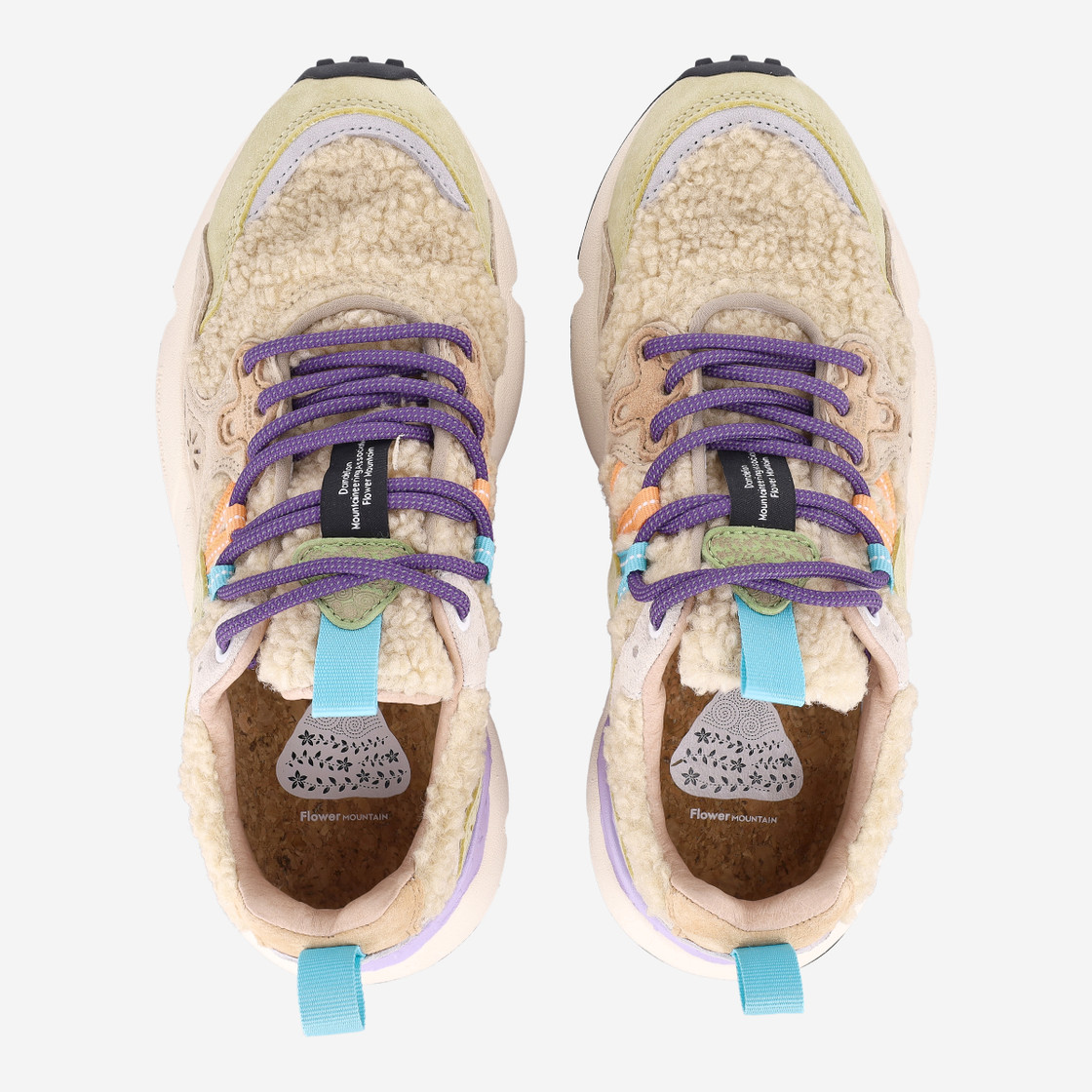 Flower Mountain YAMANO 3 - Beige kombiniert - Sohle