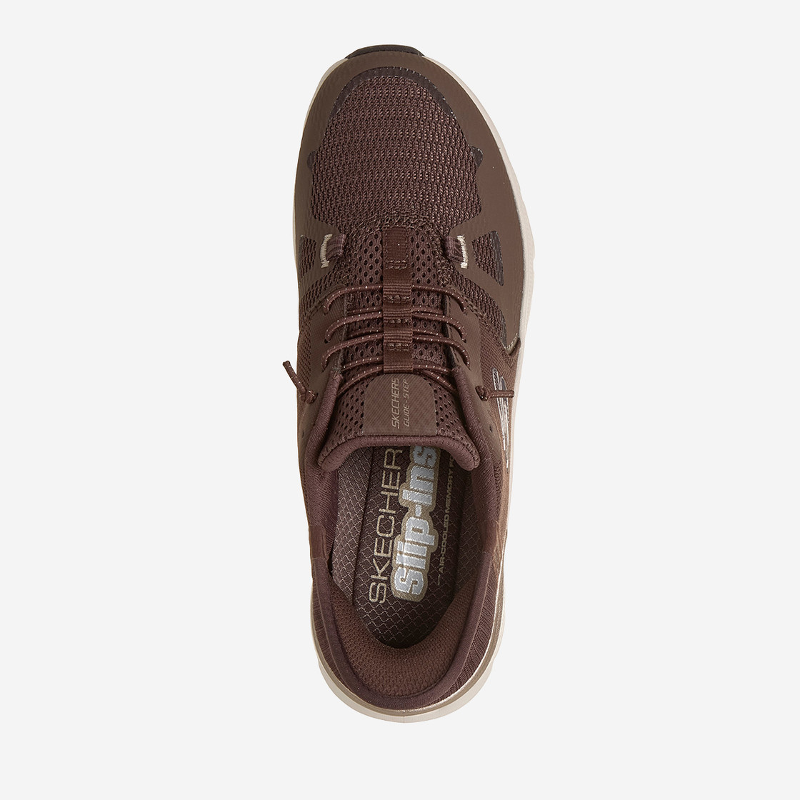 Skechers GLIDE STEP PRO - Braun - Sohle