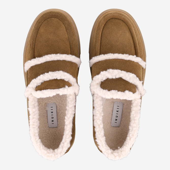 INUIKII SHEARLING - Braun - Sohle