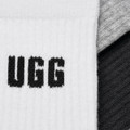 UGG australia QUINLIN LOGO QUARTER 3 PACK - Weiß,kombiniert - Sohle