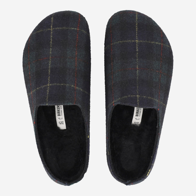 birkenstock AMSTERDAM WRAPPED DIPFELT - Grün, dunkel - Sohle